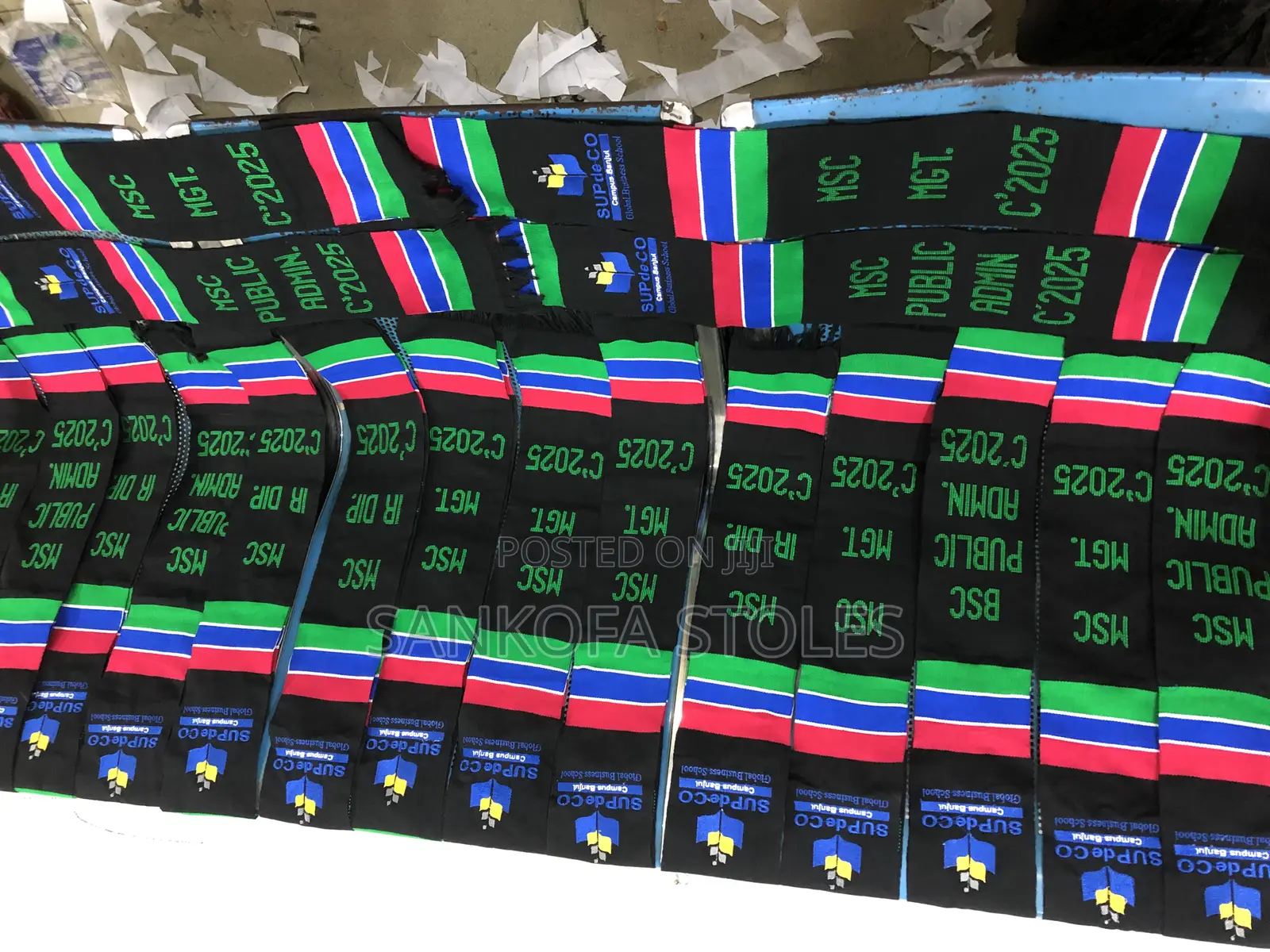 Customizable Handwoven Graduation Sashes