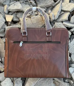 Montblanc Executive Luxury Leather Briefcase - Brown