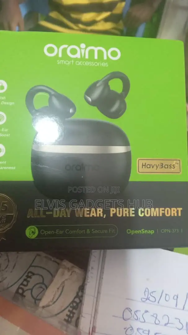 Oraimo Opensnap Clip-on True Wireless Headphones
