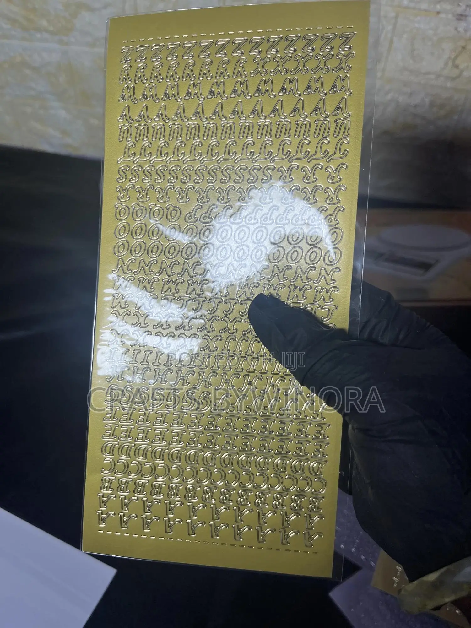 Alphabet Stickers for Epoxy Resin Art