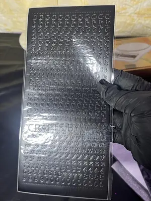 Alphabet Stickers for Epoxy Resin Art