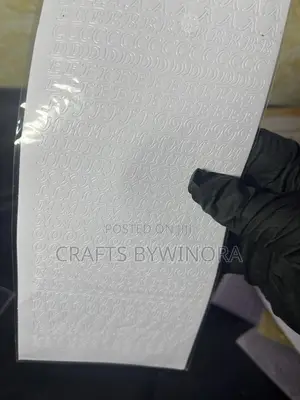 Alphabet Stickers for Epoxy Resin Art