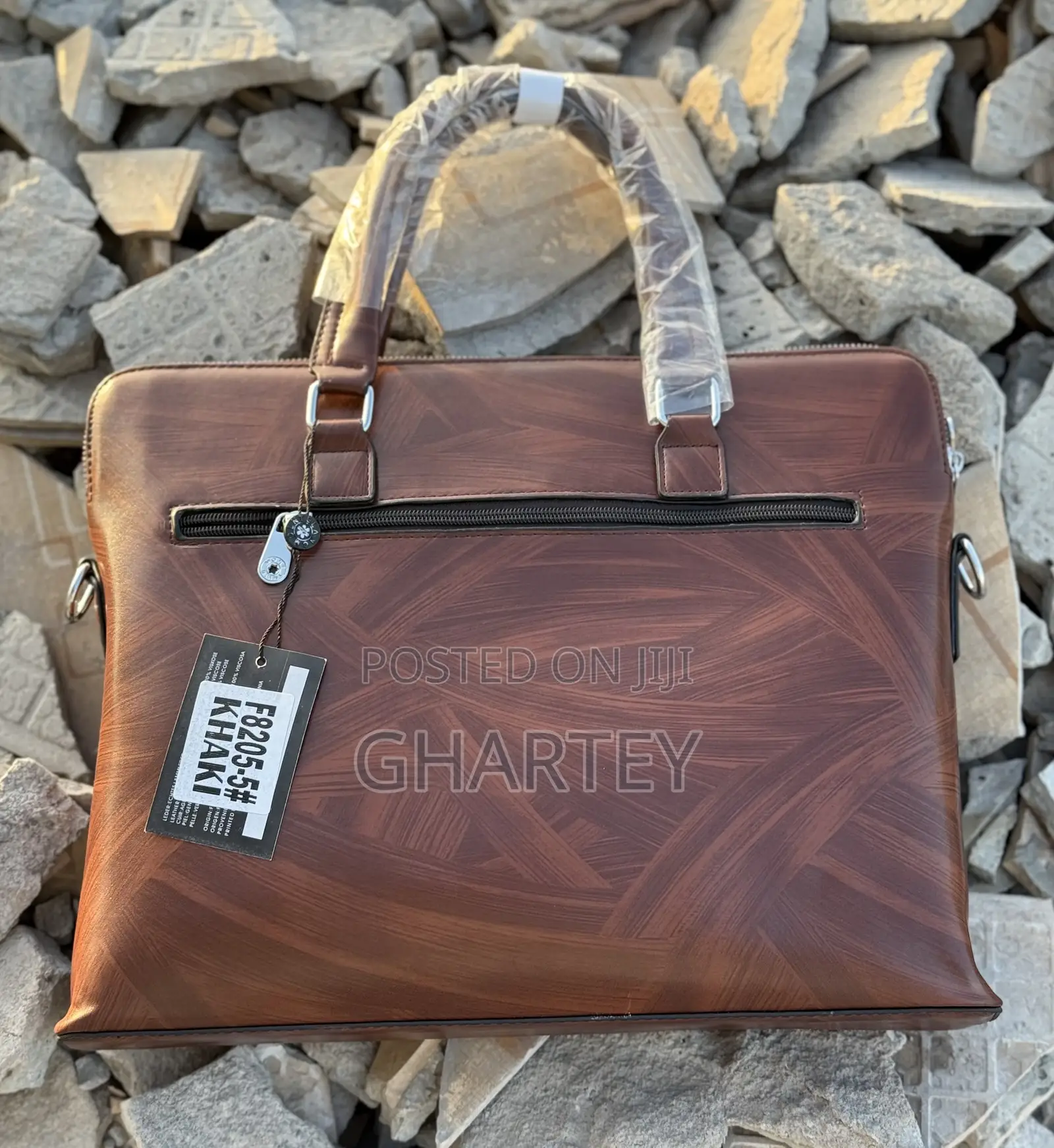 Montblanc Premium Luxury Leather Briefcase / Laptop Bag - Brown