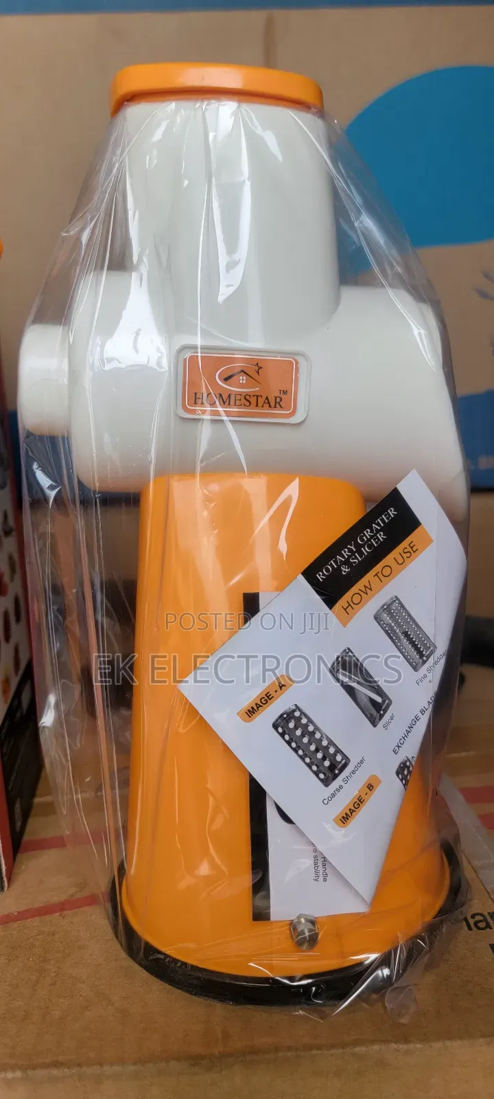 Homestar Rotary Vegetable Cutter Grater Slicer 3-Piece