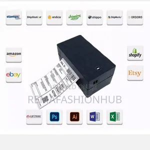 Portable 4×6 Thermal Label Printer With Essentials. No Ink Required