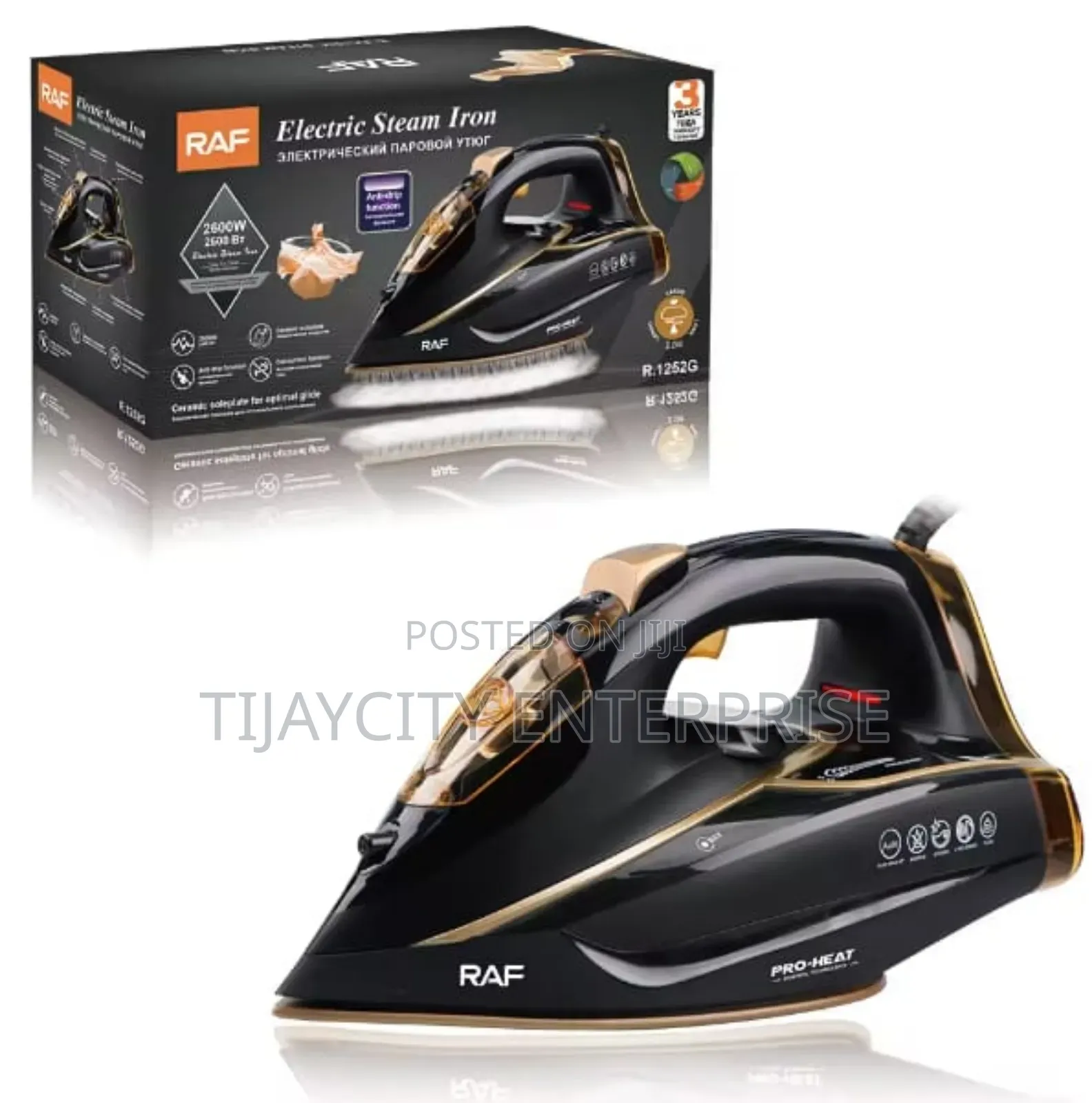 Raf Steam Iron
