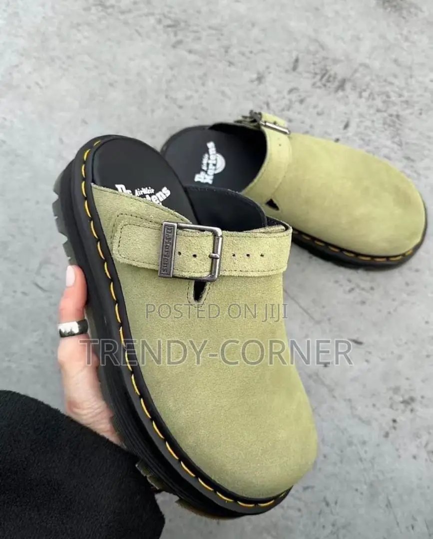 Dr. Martens Zebzag Mule E.H. Suede Sandals