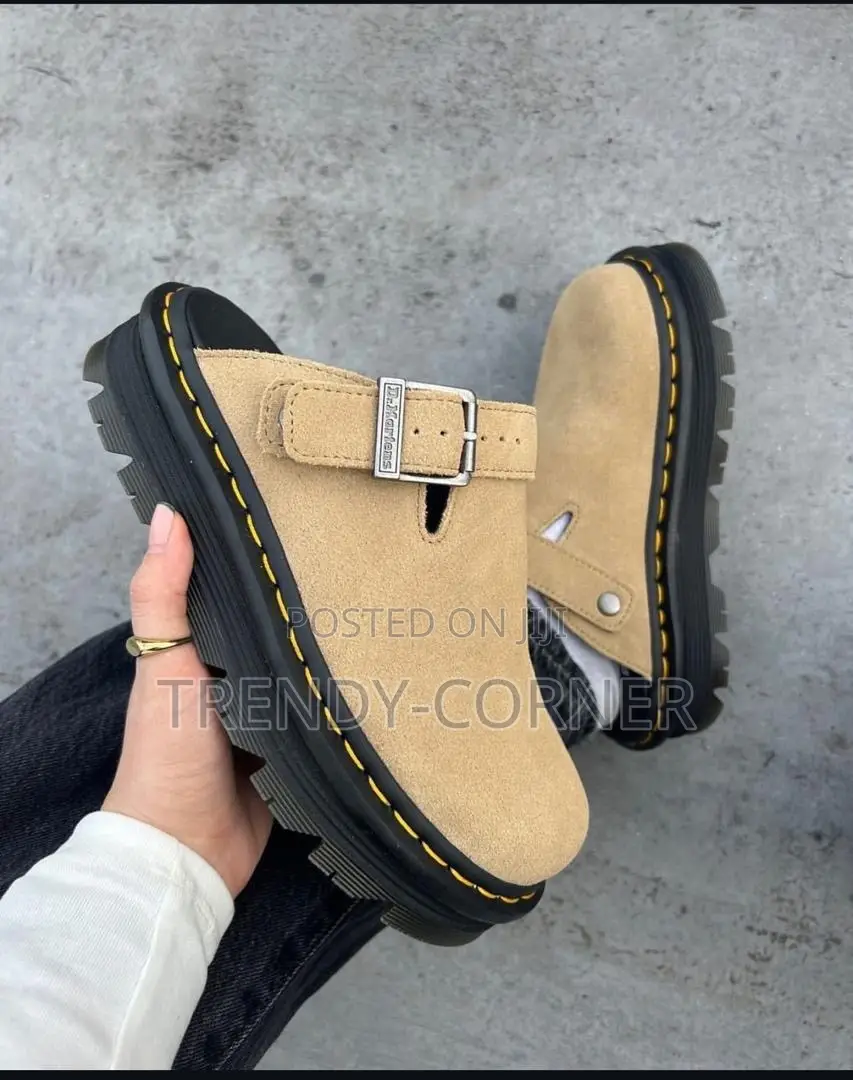 Dr. Martens Zebzag Mule E.H. Suede Sandals