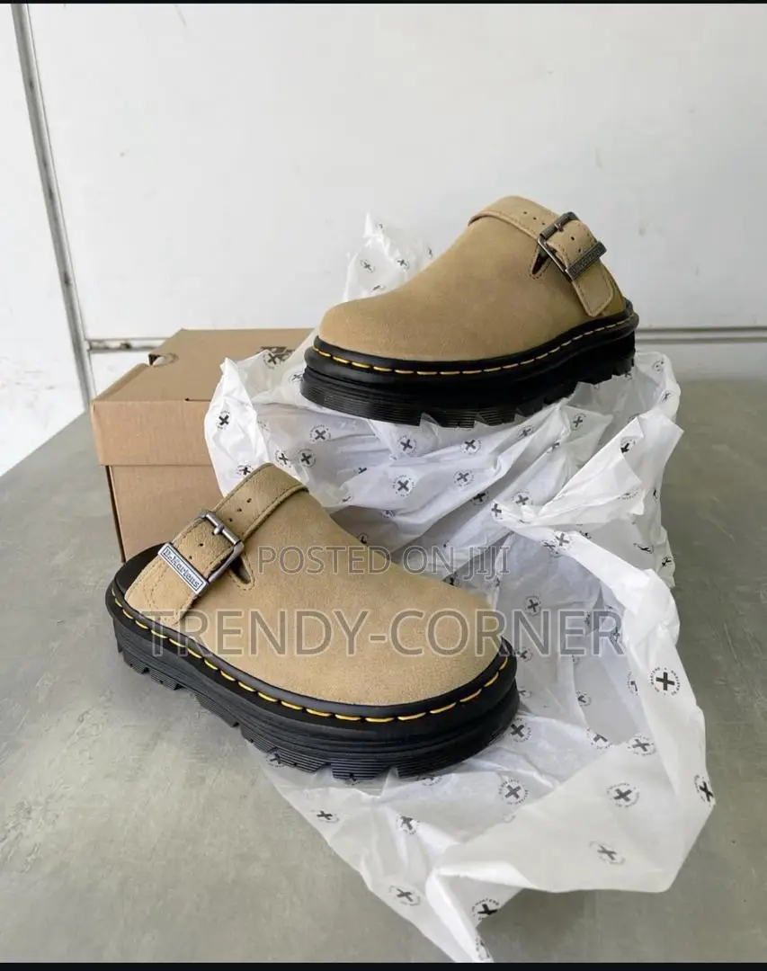 Dr. Martens Zebzag Mule E.H. Suede Sandals