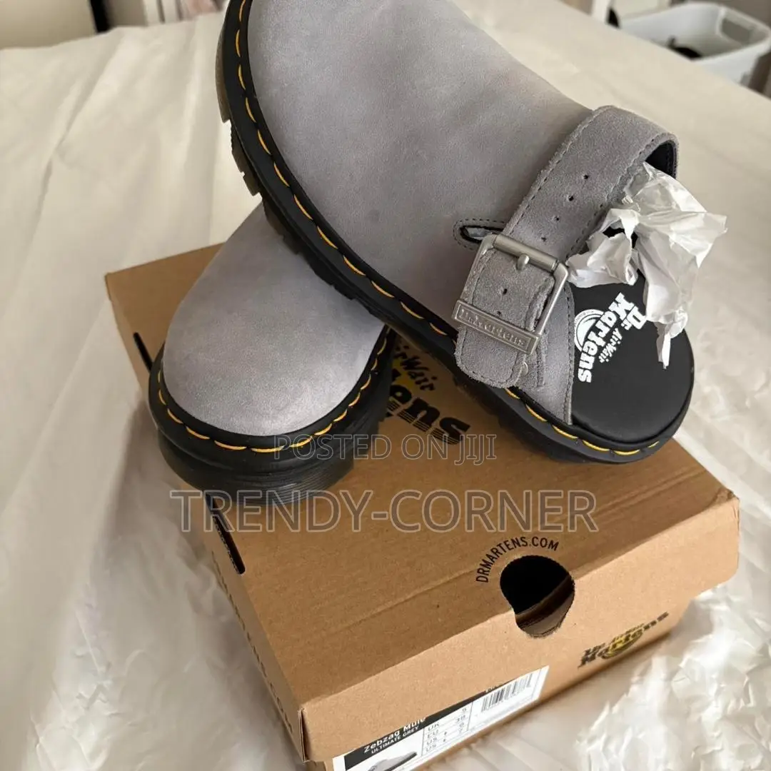 Dr. Martens Zebzag Mule E.H. Suede Sandals