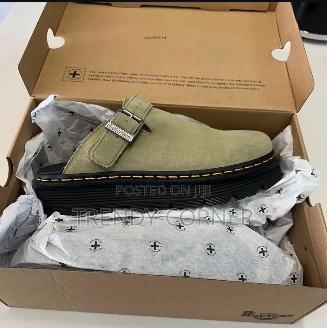 Dr. Martens Zebzag Mule E.H. Suede Sandals