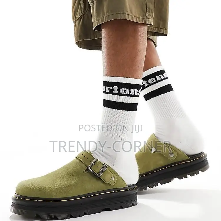 Dr. Martens Zebzag Mule E.H. Suede Sandals