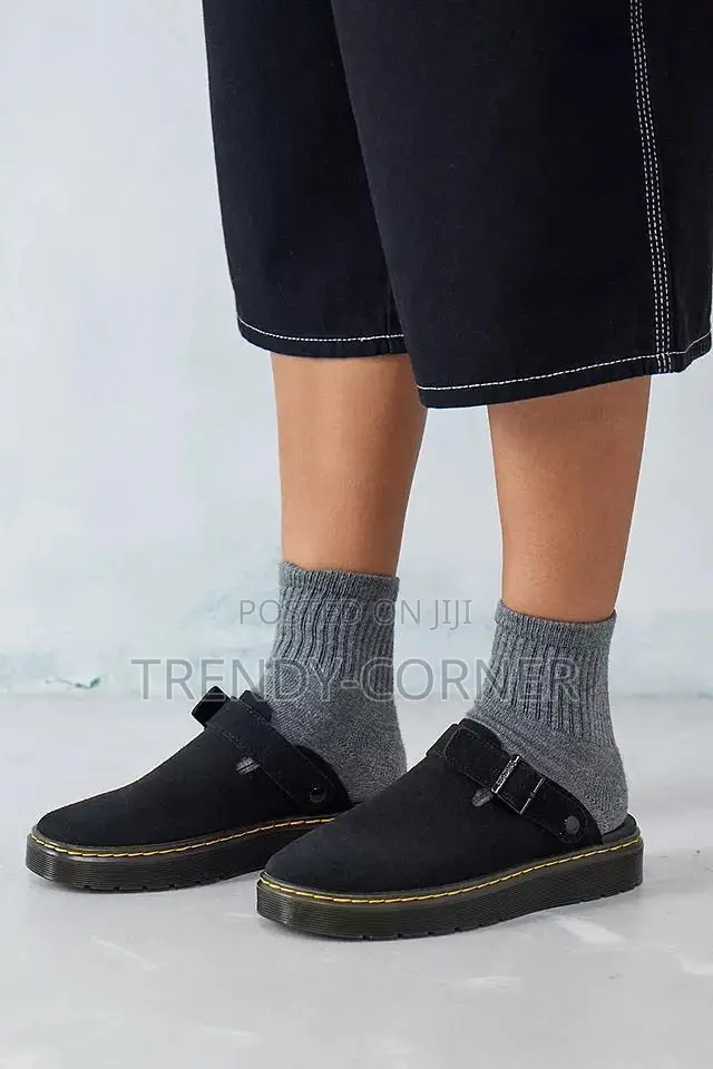 Dr. Martens Zebzag Mule E.H. Suede Sandals