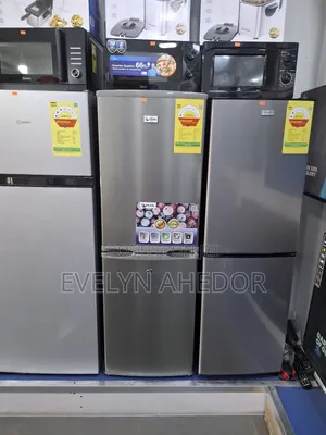 Pearl Double Door Fridge 142l With Down Freezer for Sale as Seen