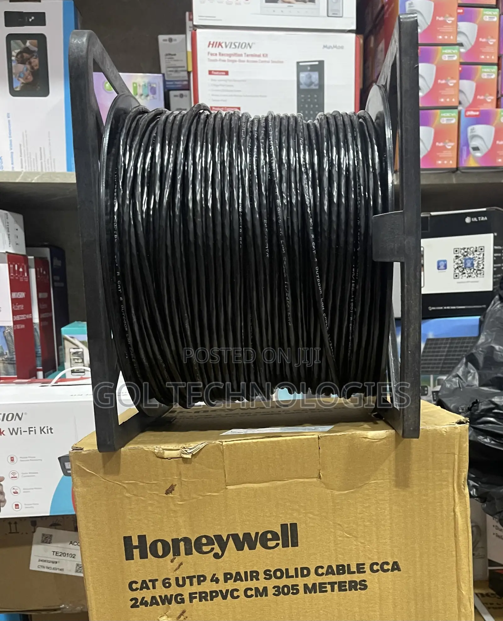 Cat6 Utp Outdoor Cable 305m 4 Pair Solid Cable Cca 24awg Honeywell