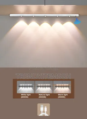 60cm Adjustable Brightness Led Cabinet Light 3 Color Temperature