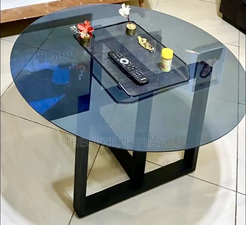 Glass Center Table, Modern Living Room Table