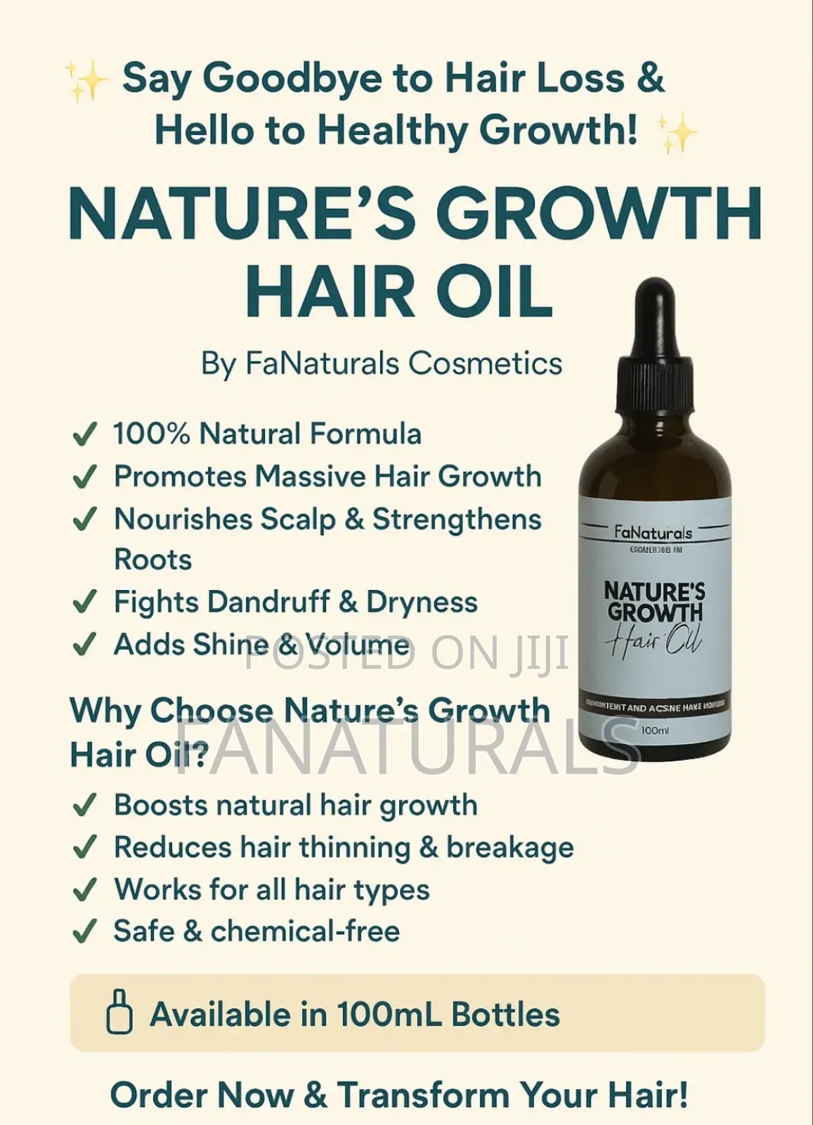 Fanaturals Hair Growth Oil