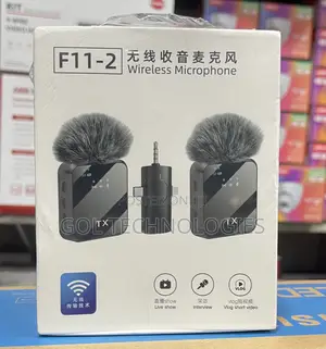 F11-2 Wireless Microphone for Live Shoe, Interview Vlog Short Video