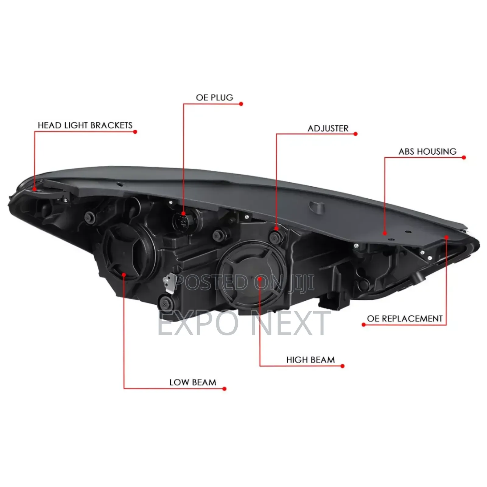 2019-2021 Hyundai Tucson Rh Headlight  Led