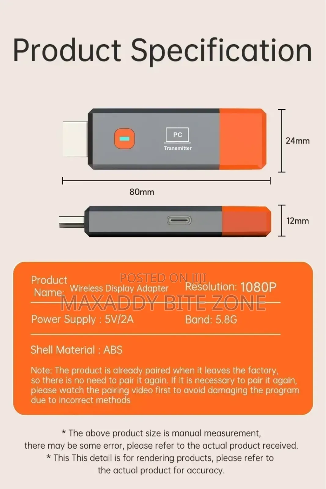 1080p 50m Wireless Hdmi-compatible Video Receiver
Transmitter Extender