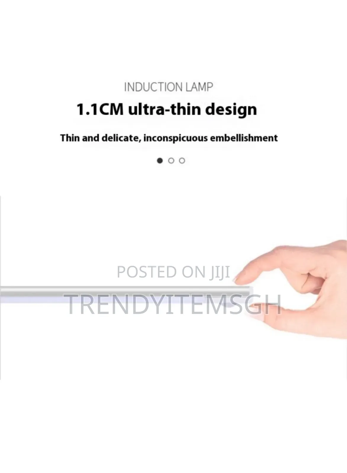 11.8" Ultra-Thin Smart Motion Sensor Light Bar 3 Color Magnetic Light