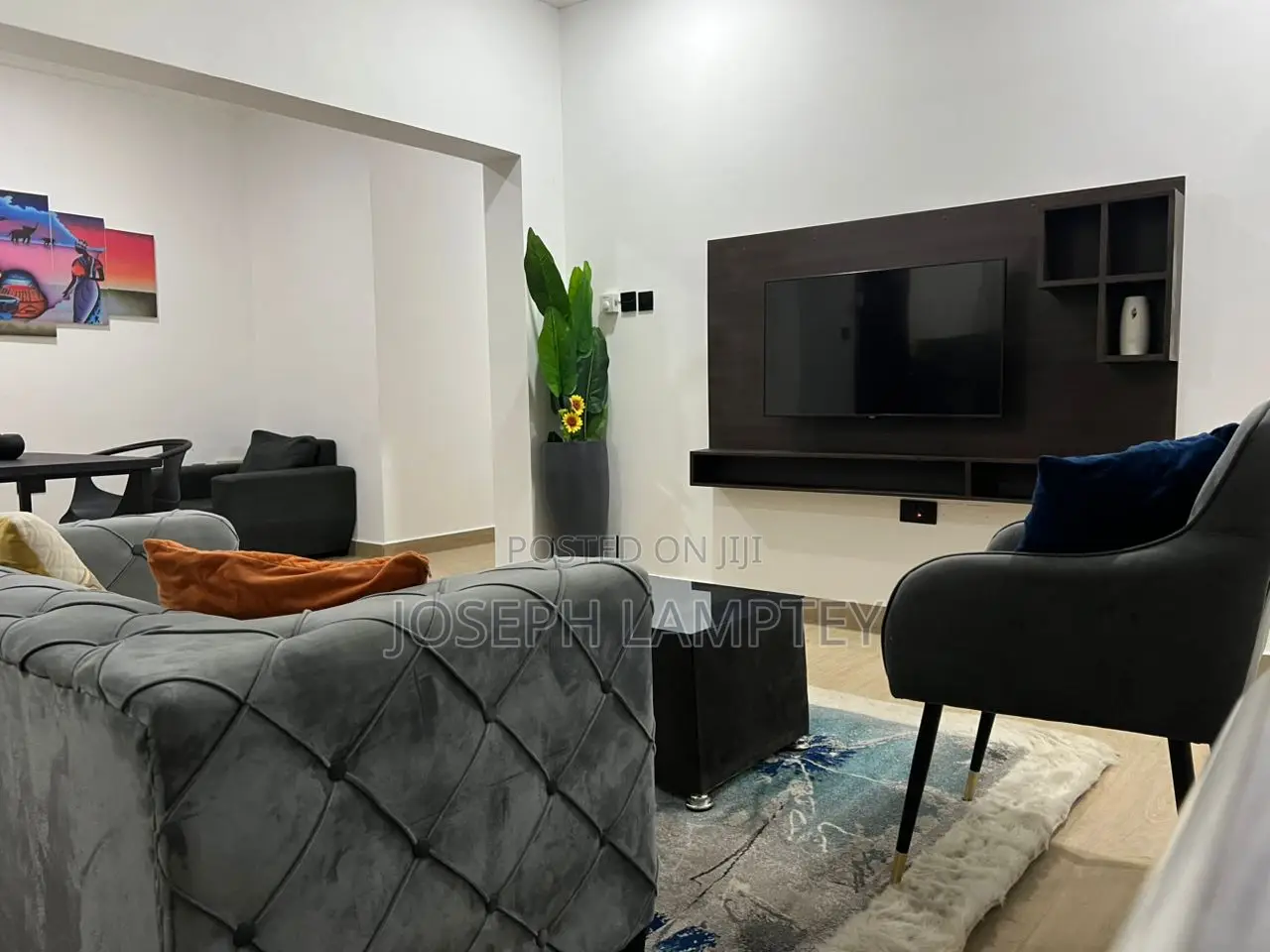 Furnished 1bdrm Apartment in Joseph Lamptey, North Legon for rent