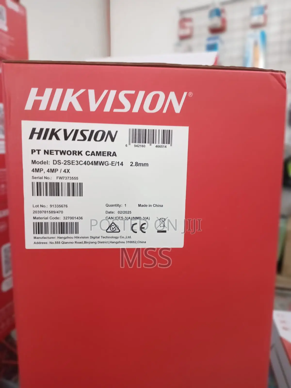 Ds-2se3c404mwg-E/14=Tandemvu 4mp+4mp 4x Poe PTZ Network Camera