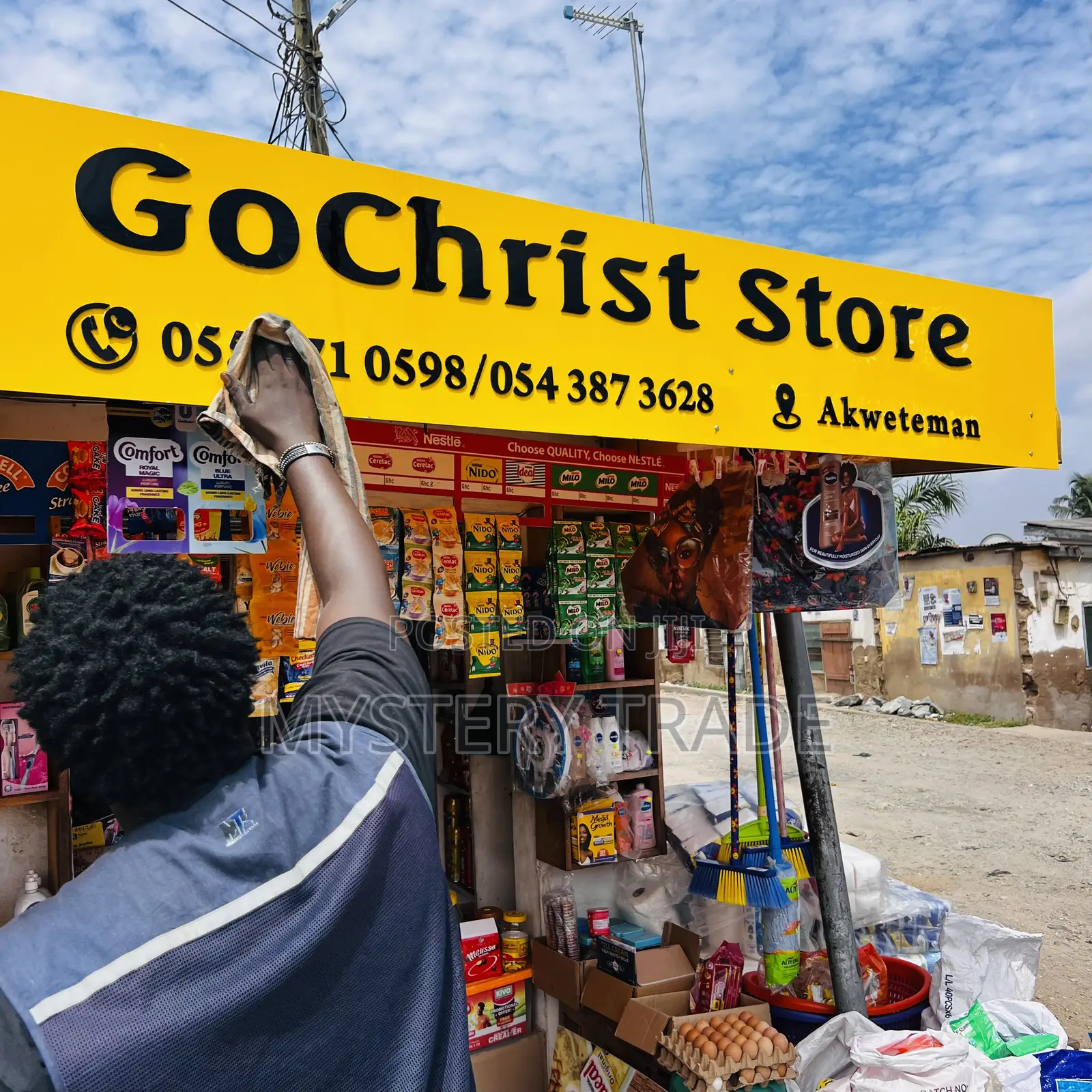 2d Outdoor Facial Signage for Gochrist Store