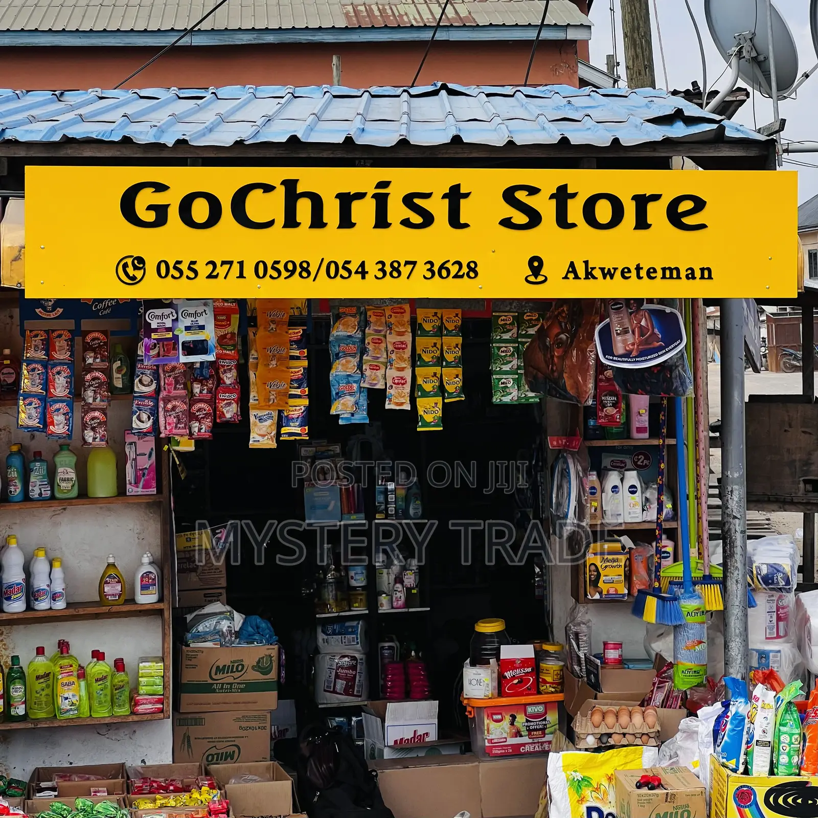 2d Outdoor Facial Signage for Gochrist Store