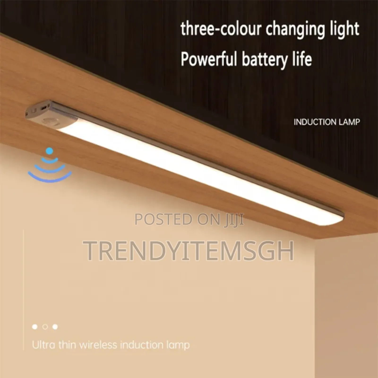 11.8" Ultra-Thin Smart Motion Sensor Light Bar 3 Color Magnetic Light