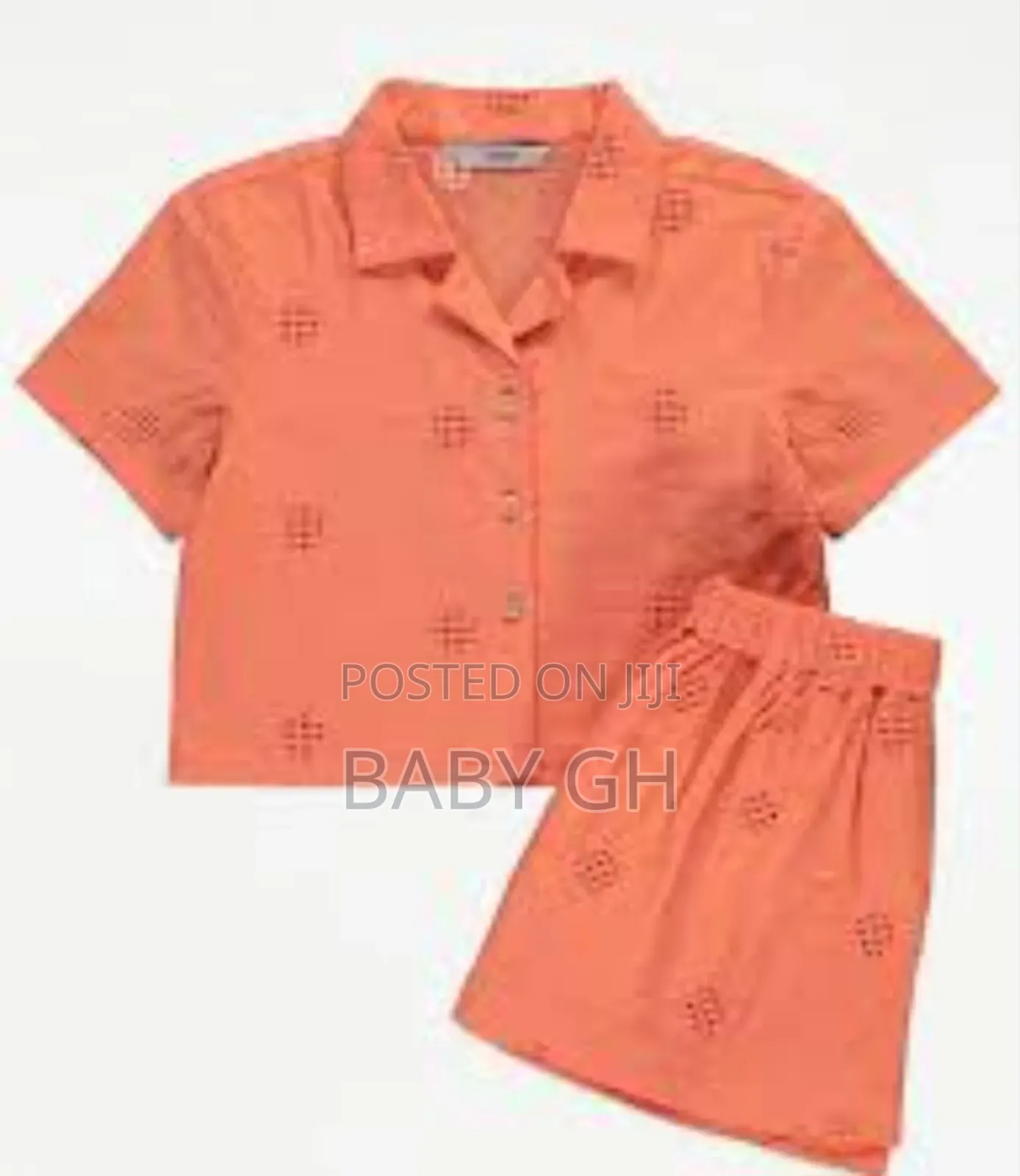 Girls George Orange 2 Piece Set