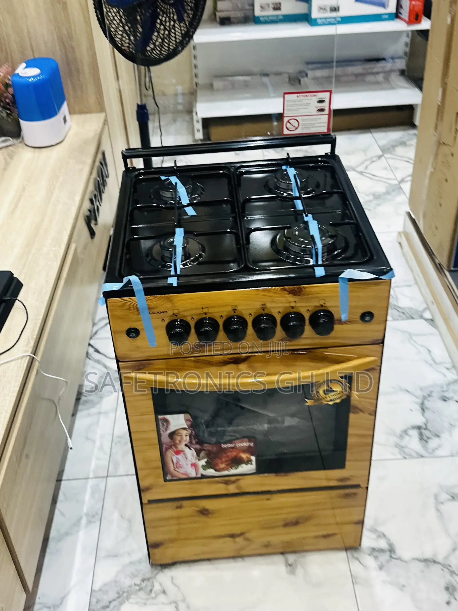 Shop From Us for Your Volcano Gas Cooker Oven Grill Wooden Light 4b