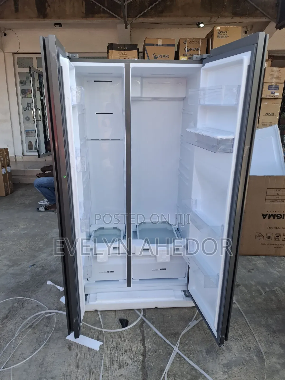 Quality Sigma Side by Side French Door With Water Dispenser Available