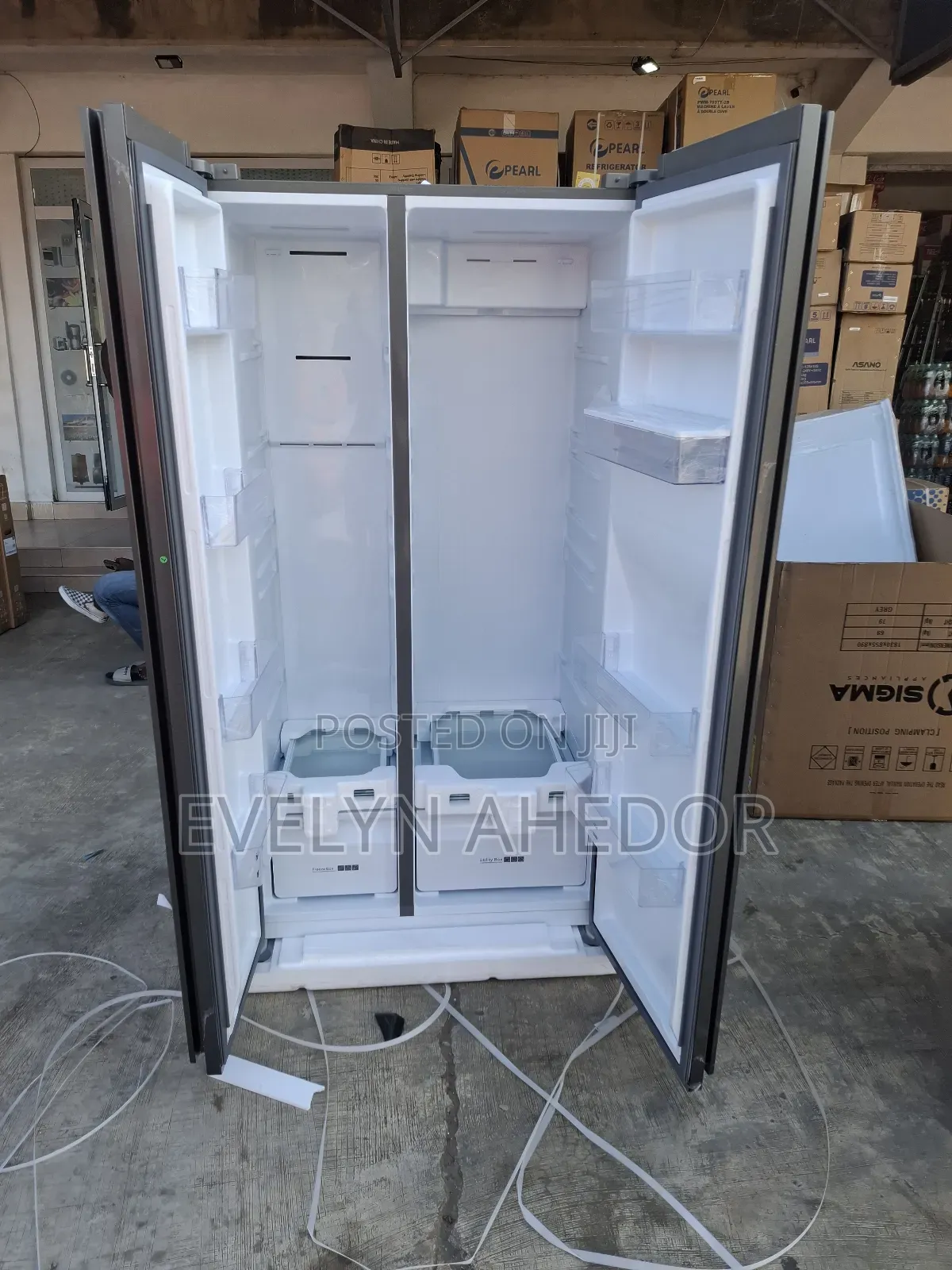 Quality Sigma Side by Side French Door With Water Dispenser Available