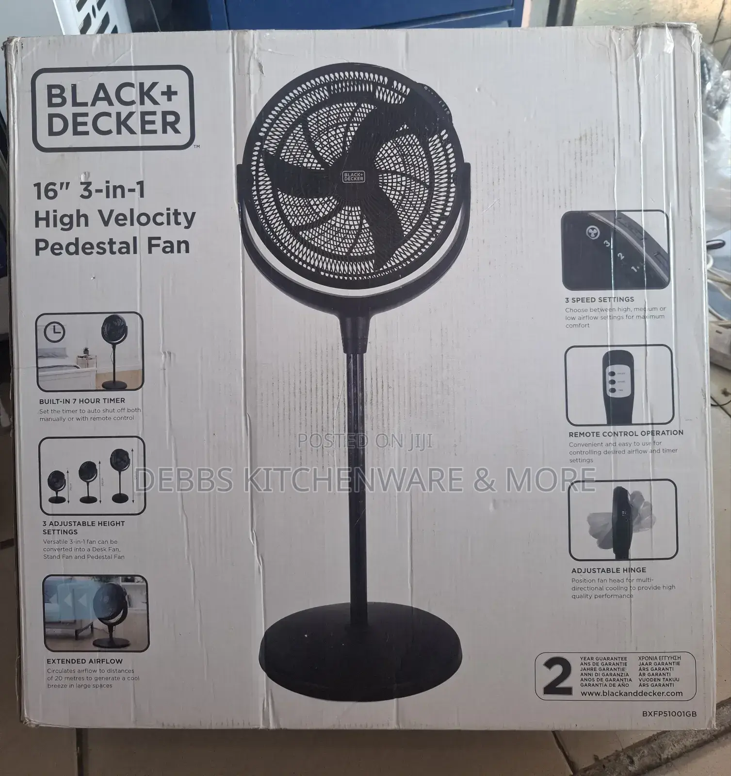 16" Black and Decker Fan Uk