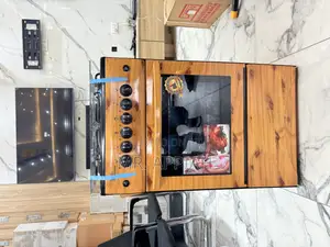 Brand New Volcano 4 Gas Burner With Auto Ignition(Wooden).