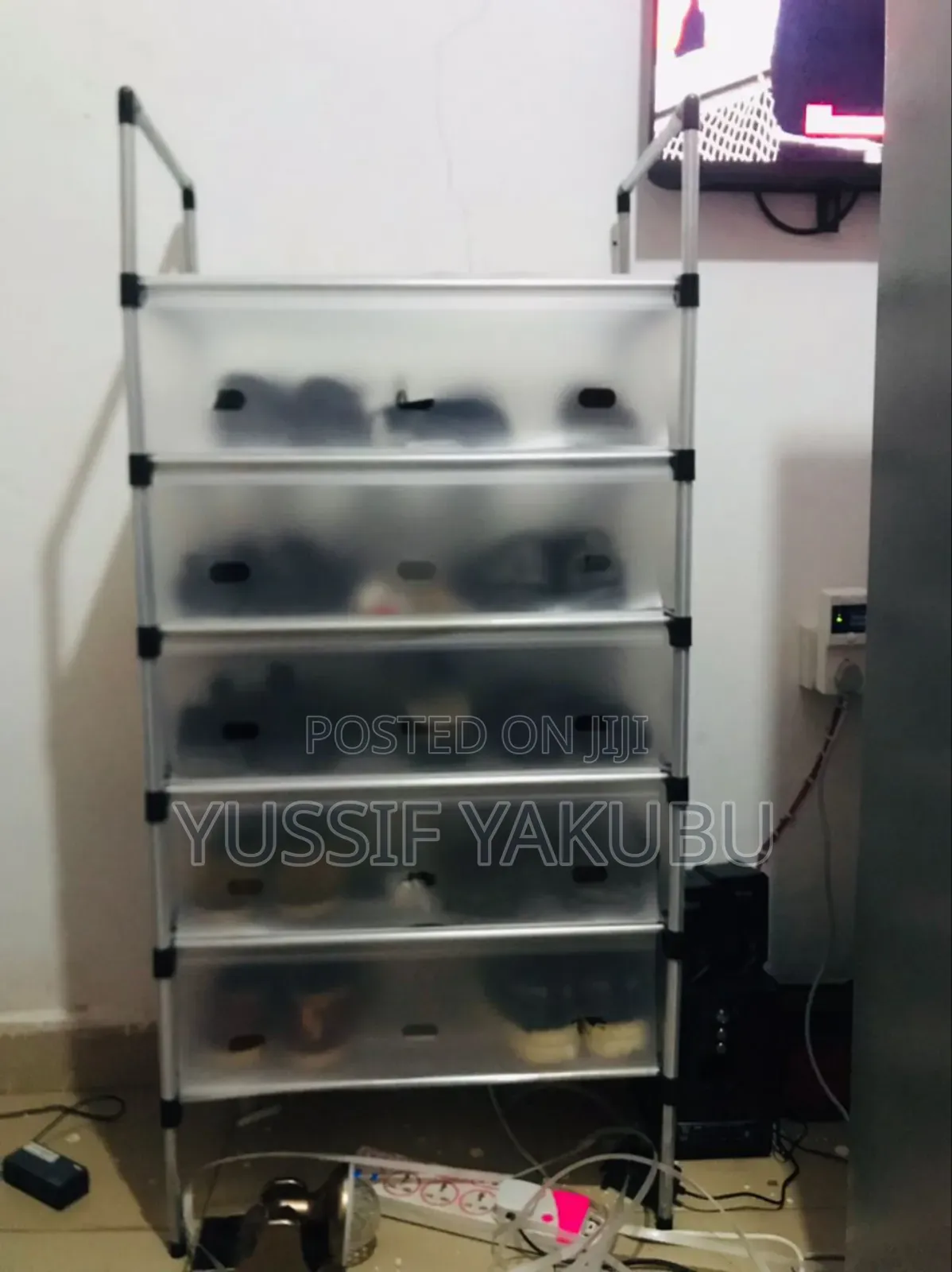 Shoe Rack and Wardrobe