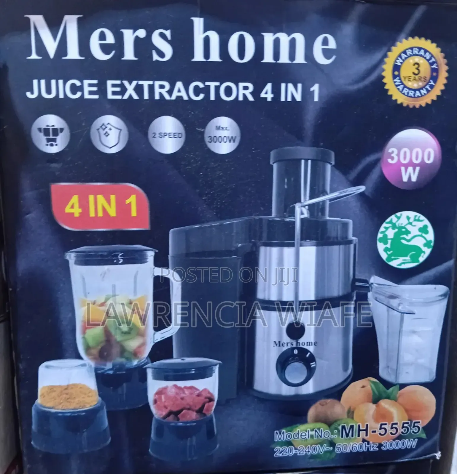 Mershome 4 in 1 Juice Blender