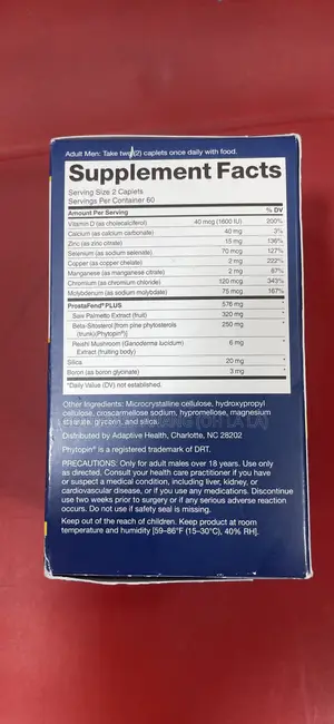 Super Beta Prostate Advanced + Saw Palmetto Beta Sitosterol