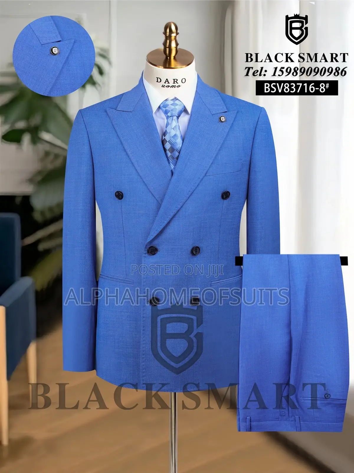 Pinstripes Breasted Suits