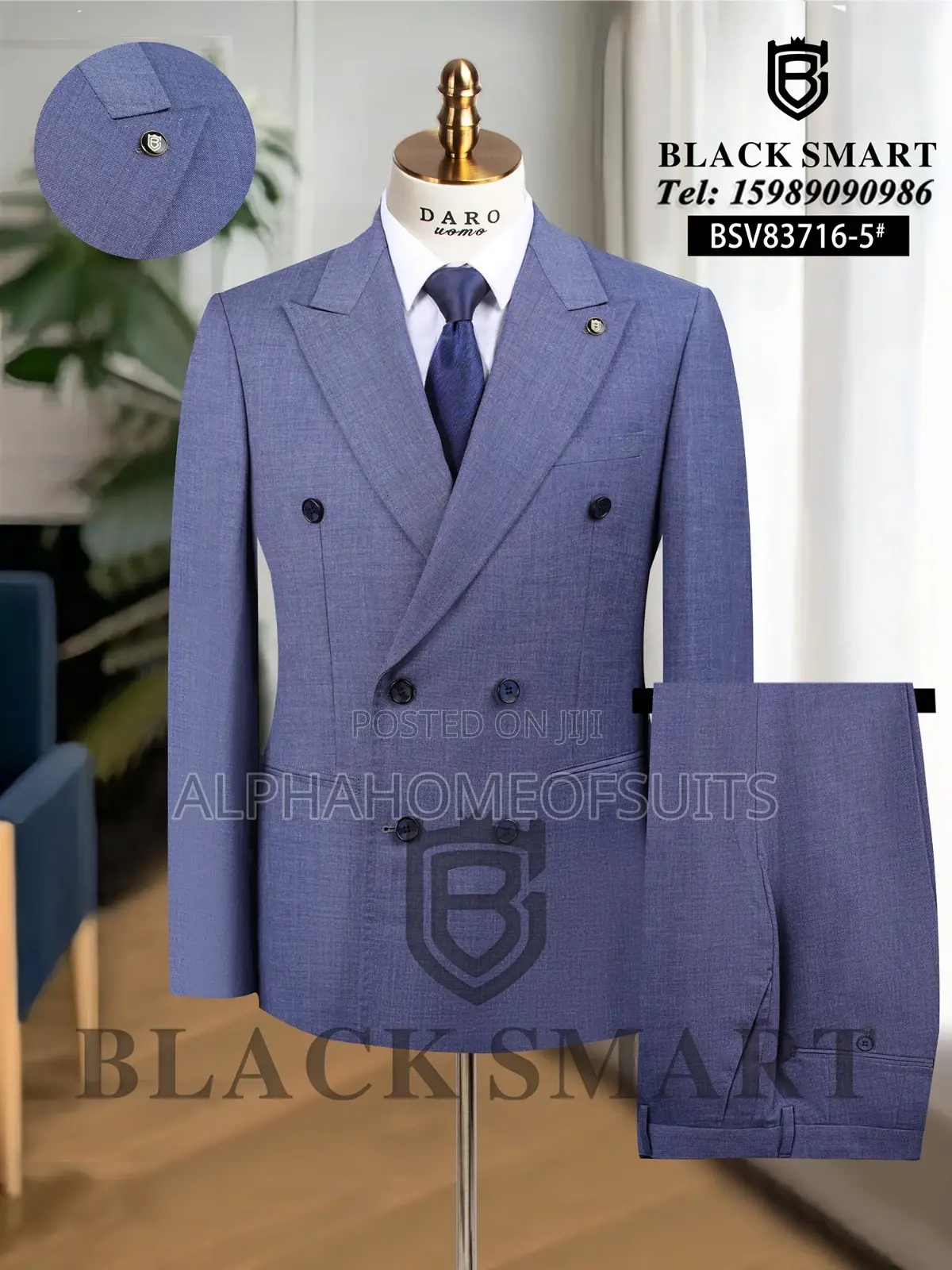 Pinstripes Breasted Suits