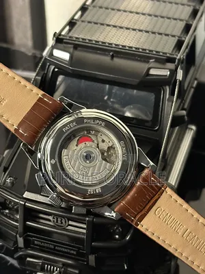 Classic Elegant Chronograph Patek Philippe Leather Watch