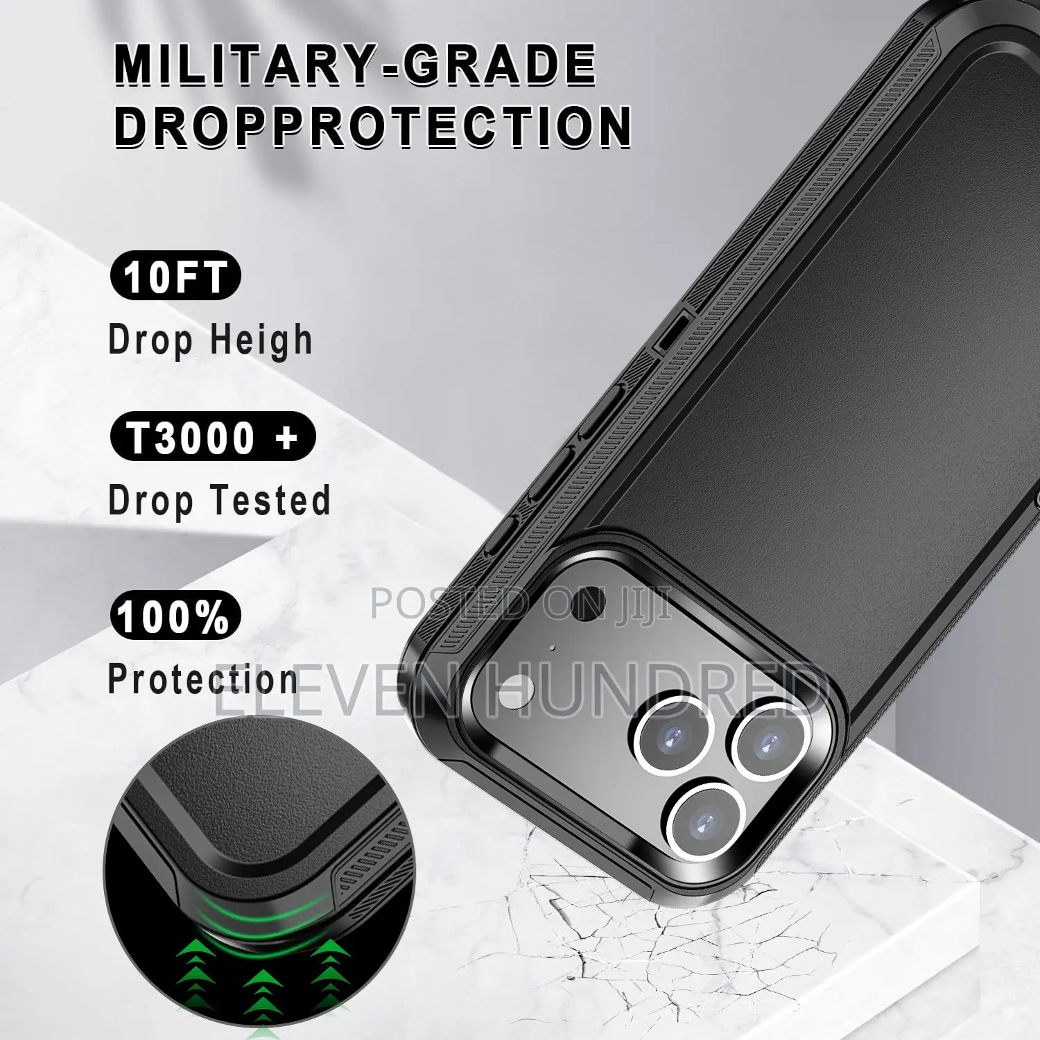 iPhone 17 Pro Max (Shockproof Tough Case)