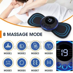 8 Mode LCD Display Neck Stretcher Back Muscle Stimulator Relief Pain