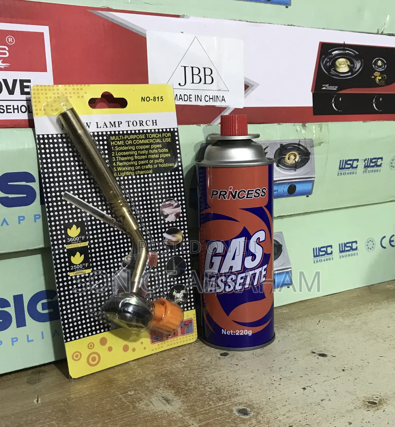 Flame Gun + Portable Gas