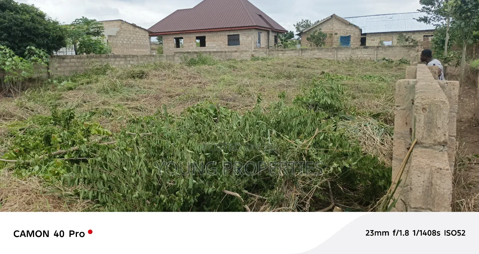 One Plot for Sale Amasaman Danchira 90,000