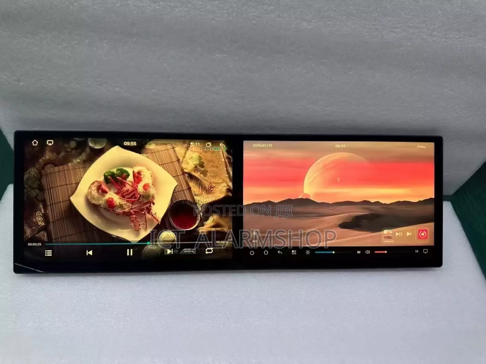Car Android Radio Dual Qled Screen Multimedia Player