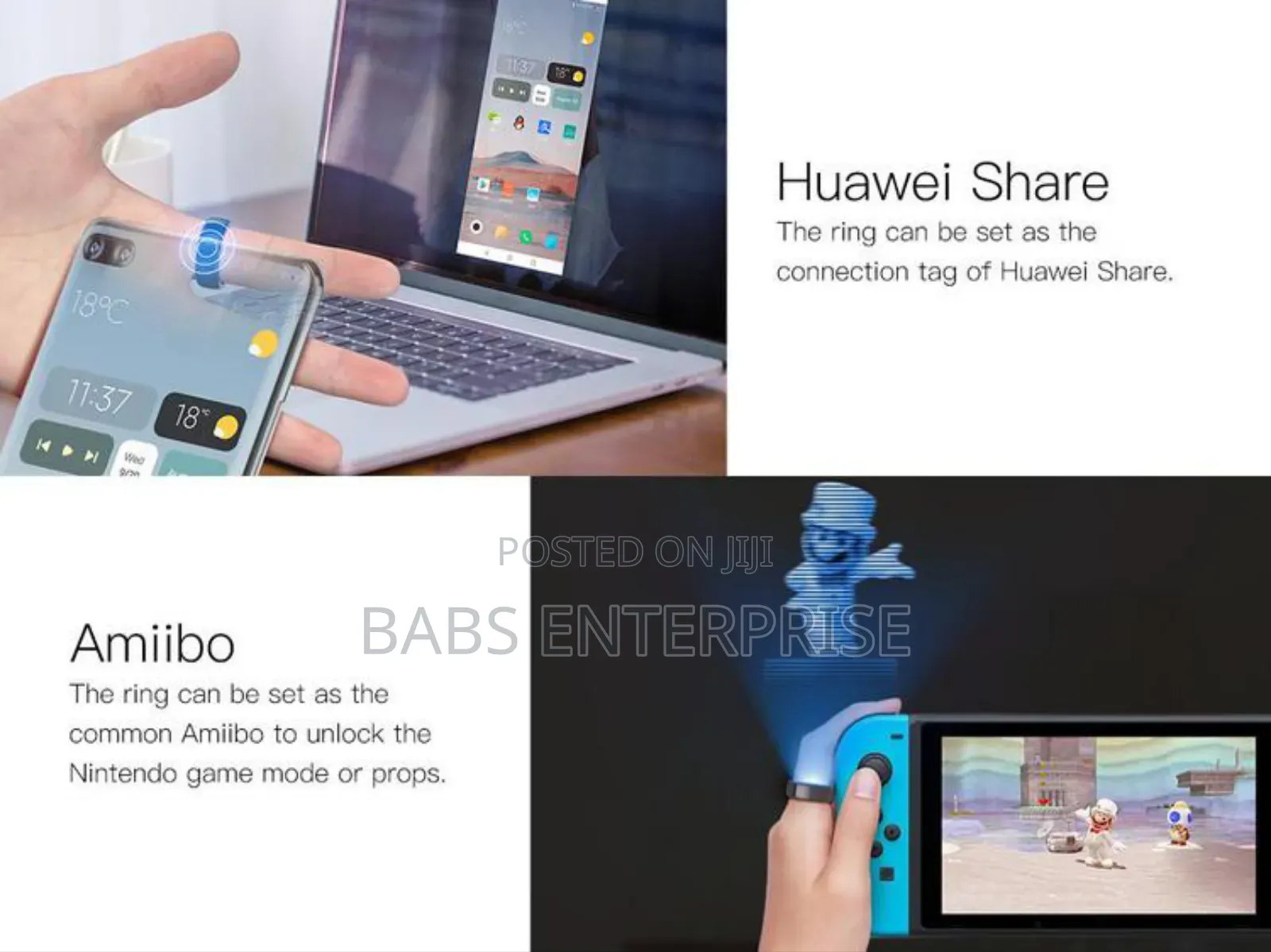 R5 Smart Ring, Smart Ring, New Wearable Device Nfc Multifunctional