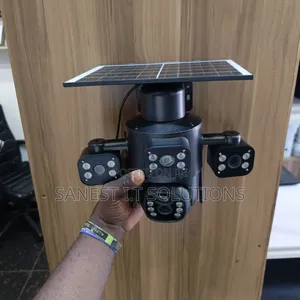 Solar CCTV Camera 3lens PTZ Camera 4g